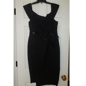 Off-the-Shoulder Black Dress